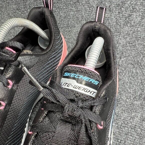 Skechers Skech-Air Dynamight Shoes Women's 10 Black Lite-Weight Athletic Sneaker - Picture 4 of 12